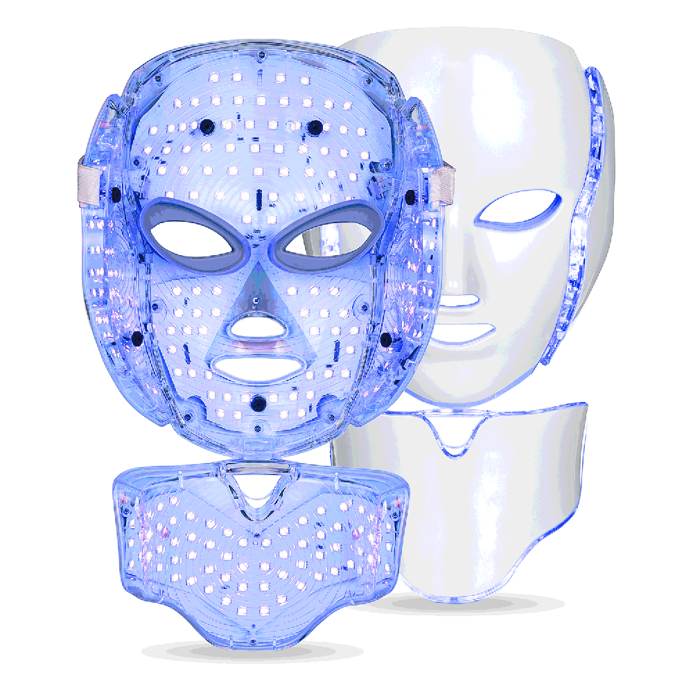 Maska LED do pielęgnacji skóry twarzy i szyi